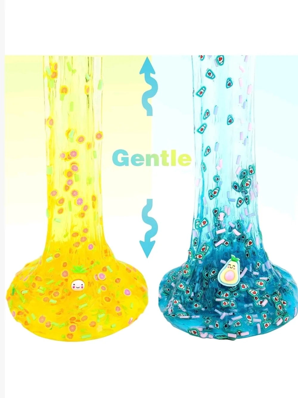 Kids Slime Kit Party Pack - Pink and Multicolor Tubs with Charms